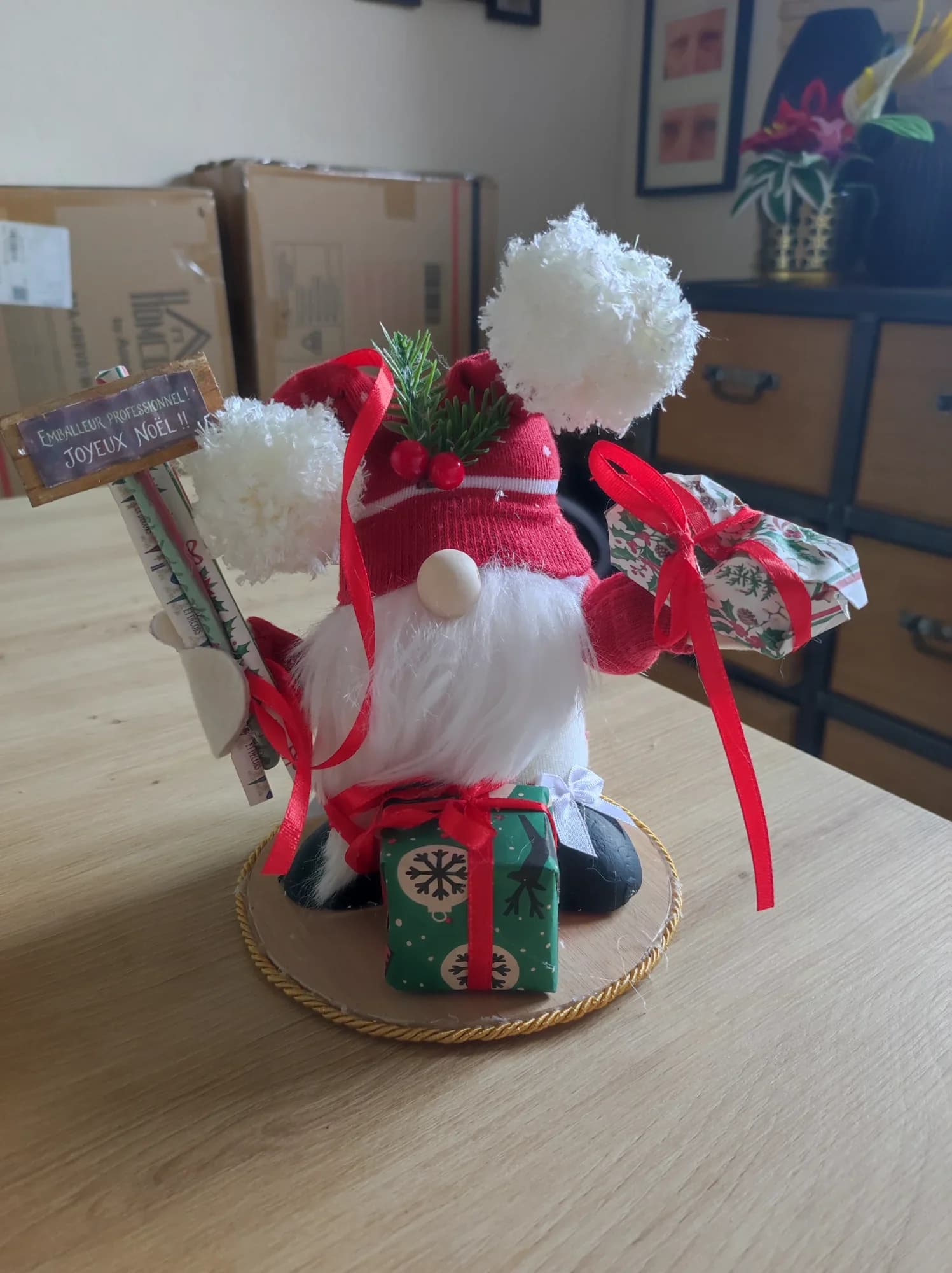Gnome de Noël funky !