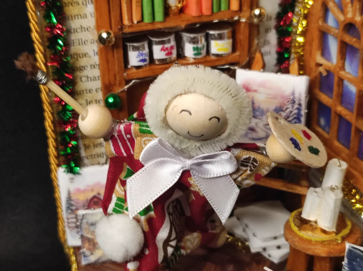 Lutins de Noël en booknook  - image 1